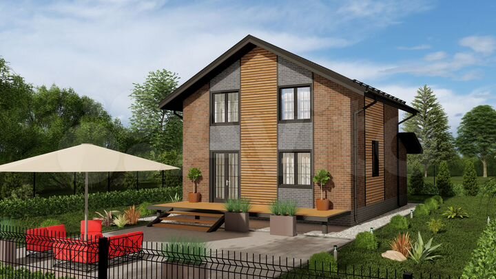 Дом 130 м² на участке 5,5 сот.