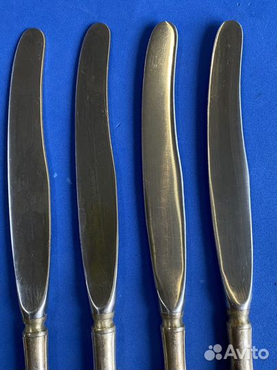 Набор столовых ножей мельхиор СССР