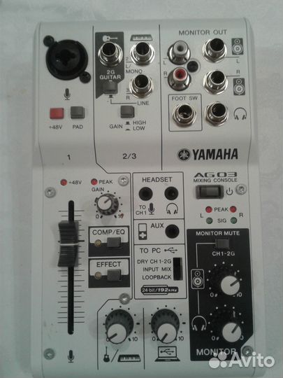 Микшерный пульт yamaha AG 03