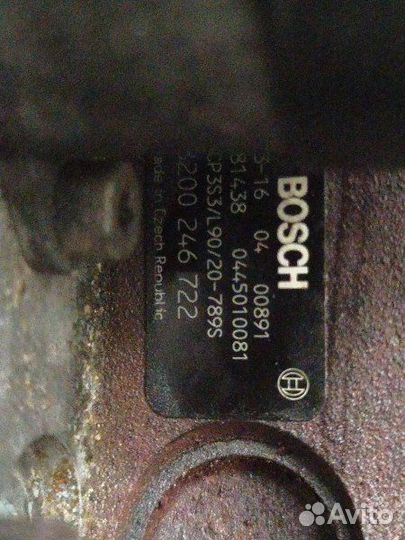 Б/У Б/У тнвд Европа bosch 2.2DCi 0445010081