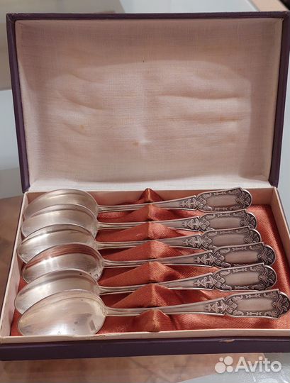 Чайные ложки серебро 916 пробы