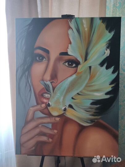 Картина маслом на холсте большая