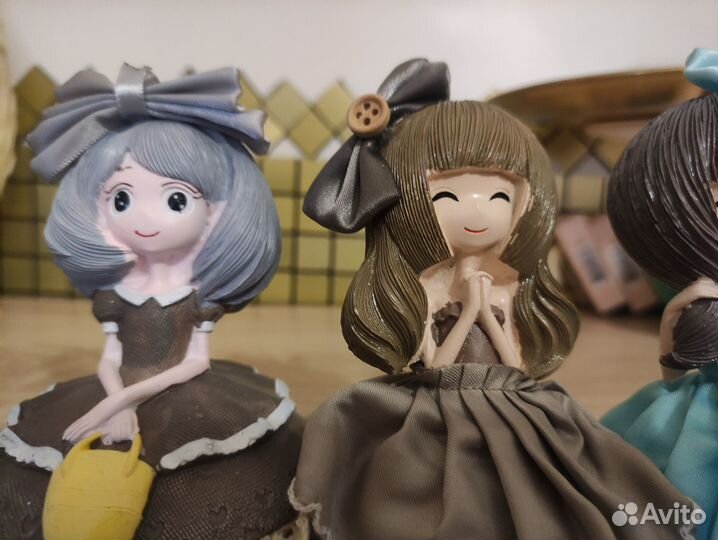 Статуэтка, фигурка. Кукла, зайчик, кот