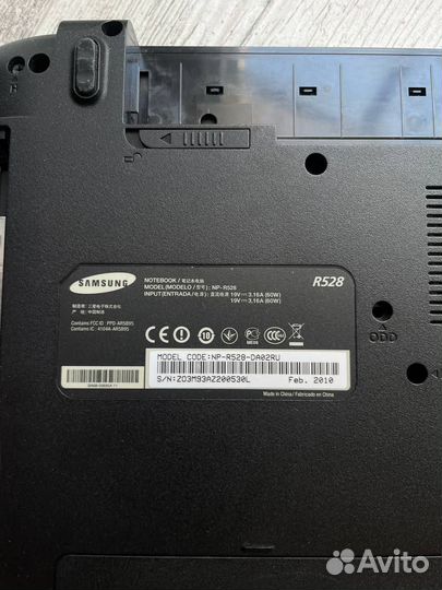 Ноутбук Samsung r528