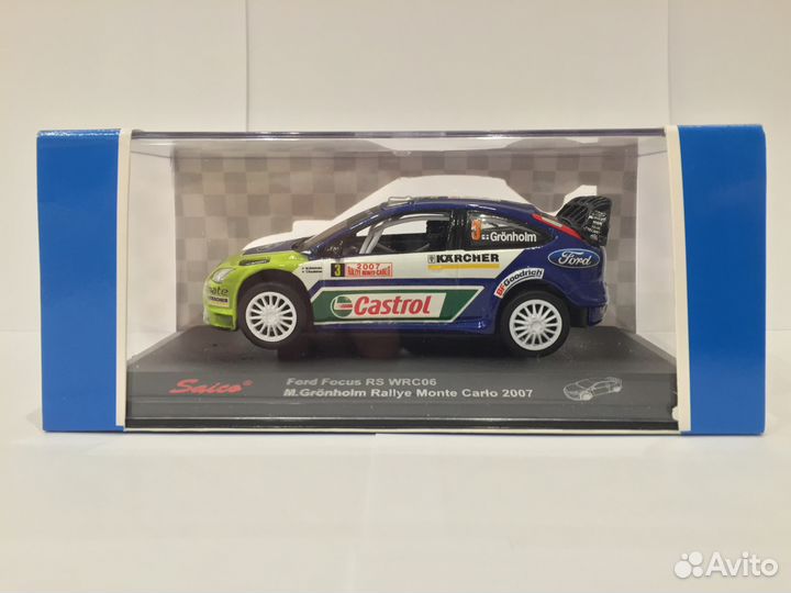 Коллекционная модель ford focus RS WRC06 1:43