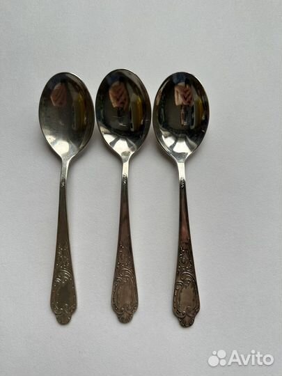 Ложки чайные Анютины глазки серебро 875