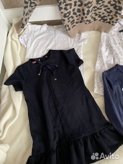 Два пакета вещей от 122 до 134 см