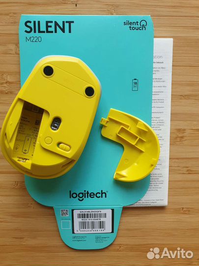 Мышь беспроводная тихая Logitech M220 Silent