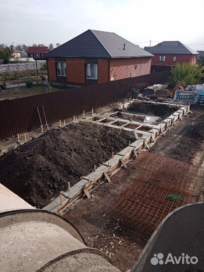 Фундаменты Отмостки Черновая стяжка пола