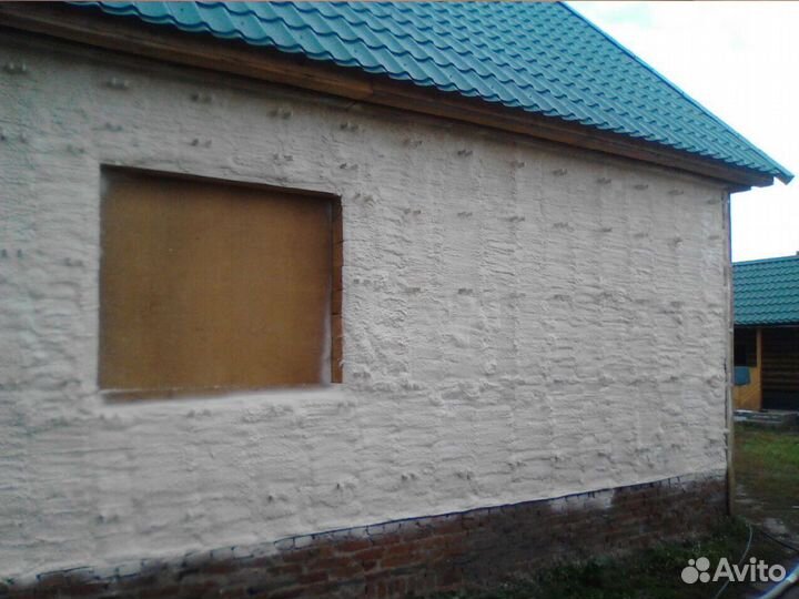 Утепление пенополиуретаном от 100м2