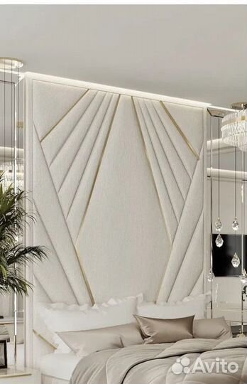 Мягкие панели, стеновые панели с кроватью