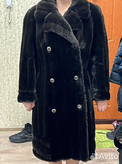 Шуба имитация норки