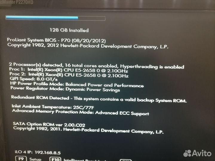 Сервер HP DL380 G8