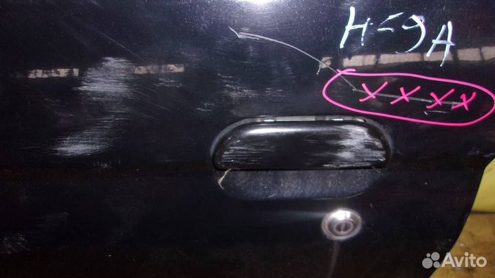 Дверь Mitsubishi Pajero Mini H59A Левая Передняя