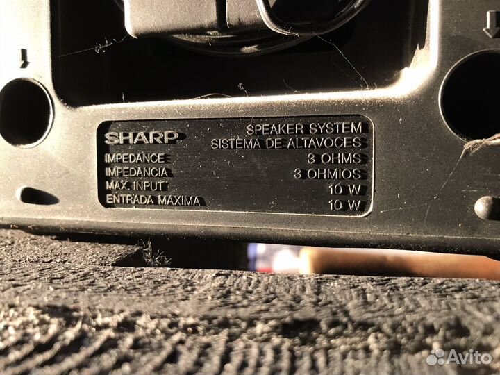 Музыкальный центр sharp wf-969