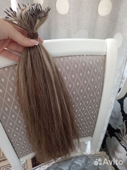 Волосы для наращивания 60 см бу
