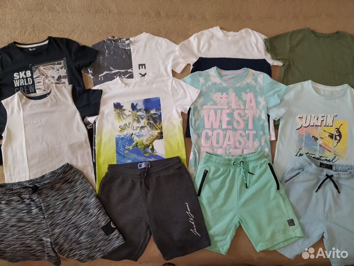 Пакет летних вещей для мальчика 134 140 см