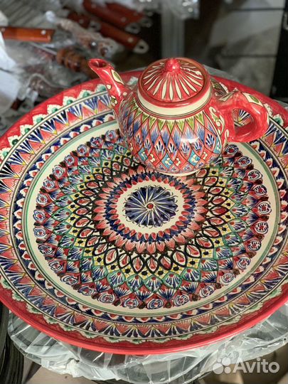 Узбекская посуда тарелки
