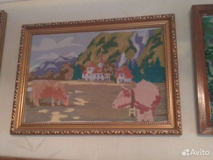 Картина вышитая крестиком