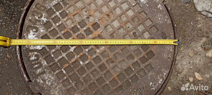 Люк канализационный чугунный