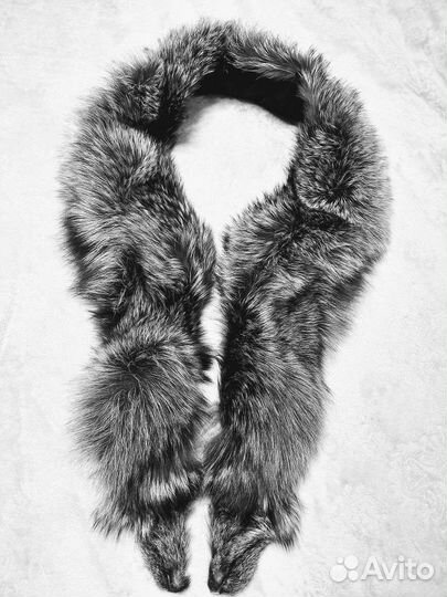 Воротник чернобурка 2метра