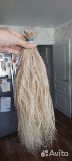 Натуральные волосы 40 см, 52гр