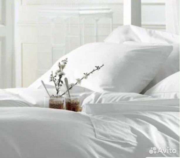 Простыня двойная Отельная