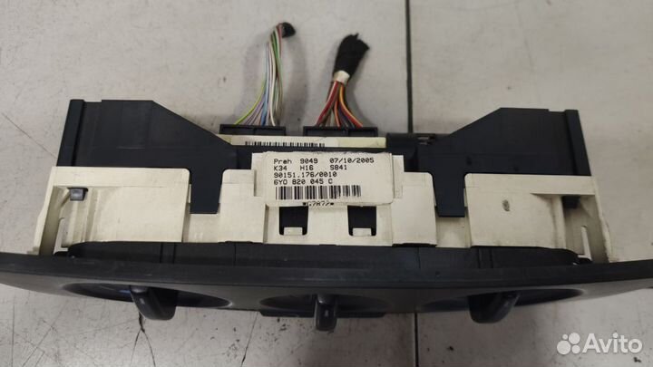 Блок управления печкой Skoda Fabia 1 6Y