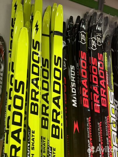 Лыжи беговые fischer brados skate flash