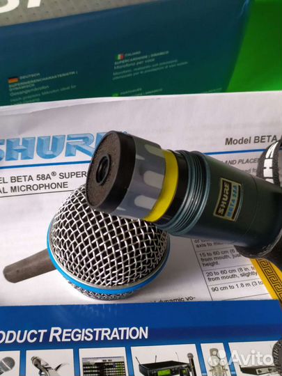 Микрофоны Shure SM 58 и Beta 58A