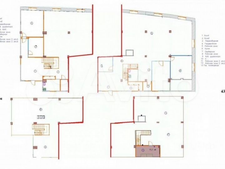 Сдам офисное помещение, 436 м²