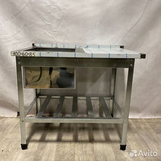 Мойка с рабочей поверхностью 100 x 60 x 85