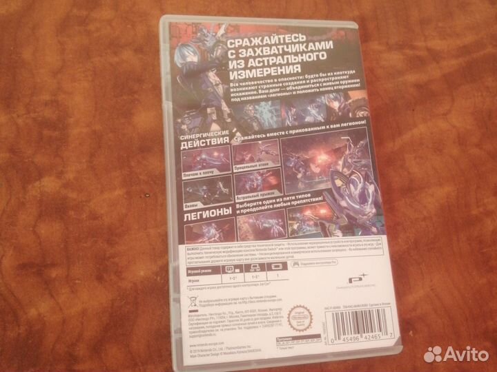 Игра Astral chain для nintendo switch Б/У