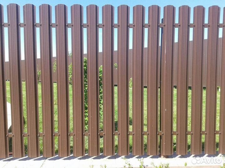 Забор из Штакетника Под Ключ