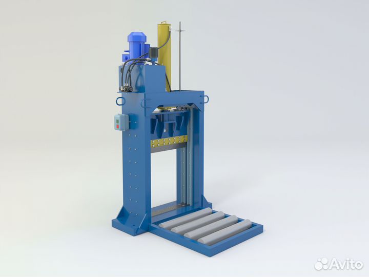 Гильотина гидравлическая для пластика, труб, шин