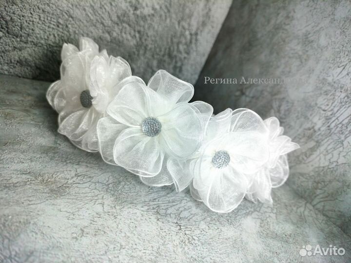 Ободок из органзы