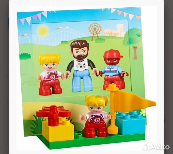 Lego duplo рамка для фото и продукты