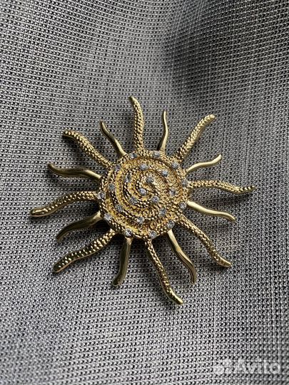 Брошь солнце