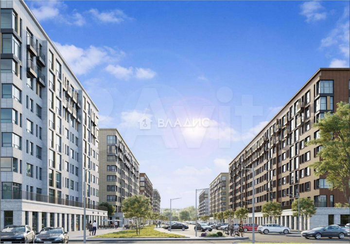 2-к. квартира, 57,2 м², 7/9 эт.