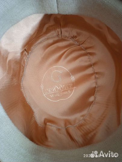 Комплект:берет-фетр и шарф