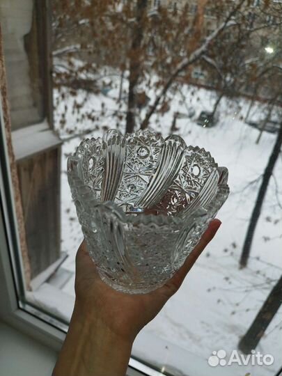 Ваза хрустальная СССР
