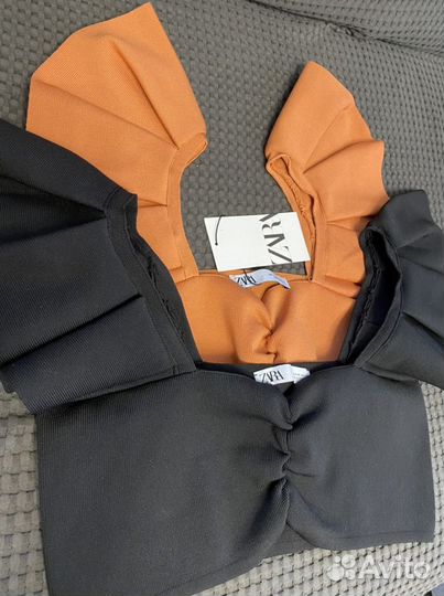 Кроп топ zara