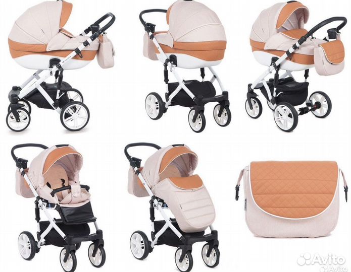 Коляска 2 в 1 adamex