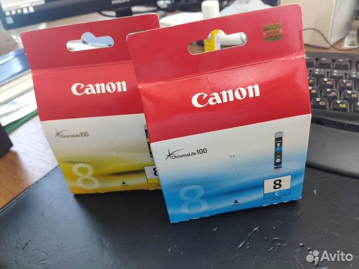Картридж для струйного принтера Canon CLI-8 C/Y