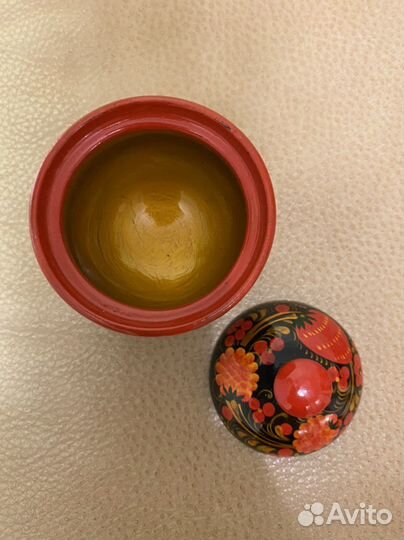 Солонка Хохлома