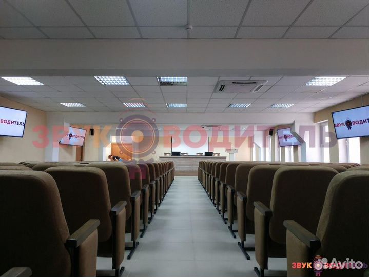 Установка акустики для фоновой музыки и концертов