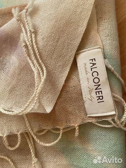 Палантин шелк и кашемир Италия