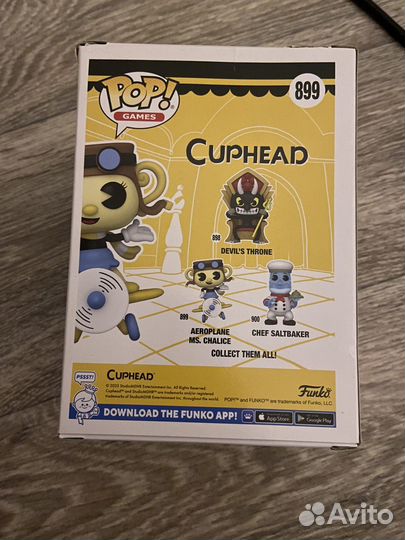 Funko Pop Cuphead Aeroplane Ms Chalice 889