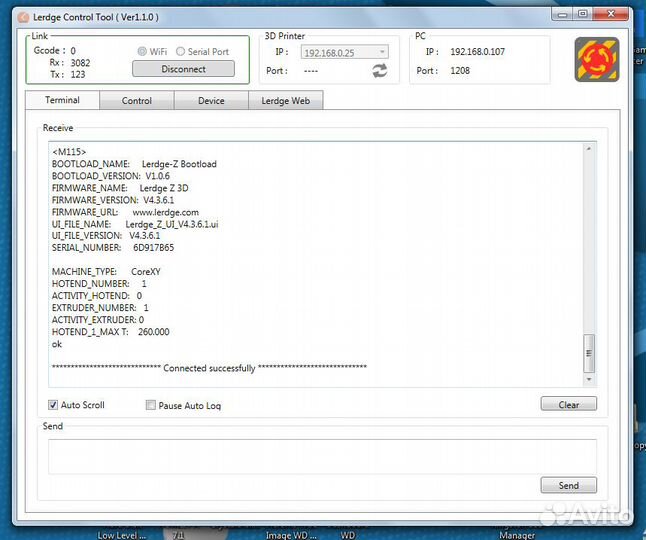 Модуль Usb-WiFi для Lerdge 3D принера