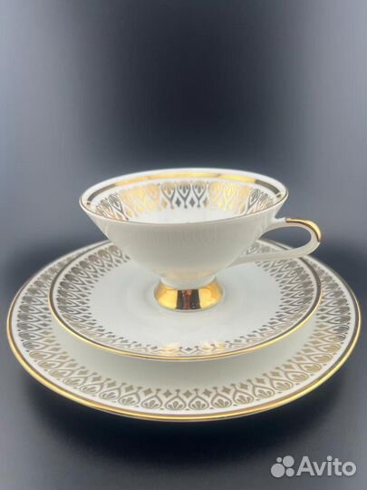 Чайное трио фарфор Winterling Marktleuthen Bavaria